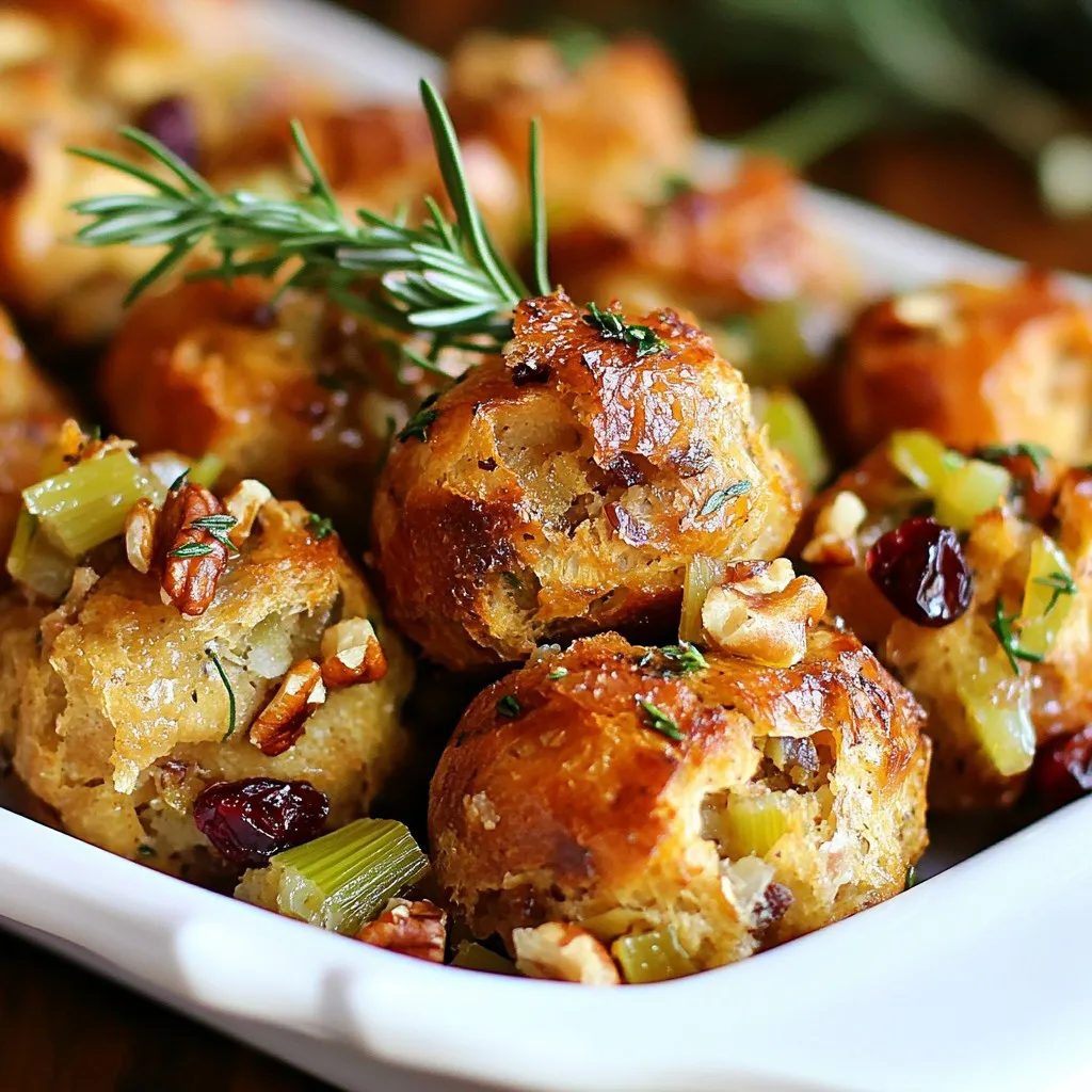 Thanksgiving Stuffing Balls Delicious and Easy Recipe