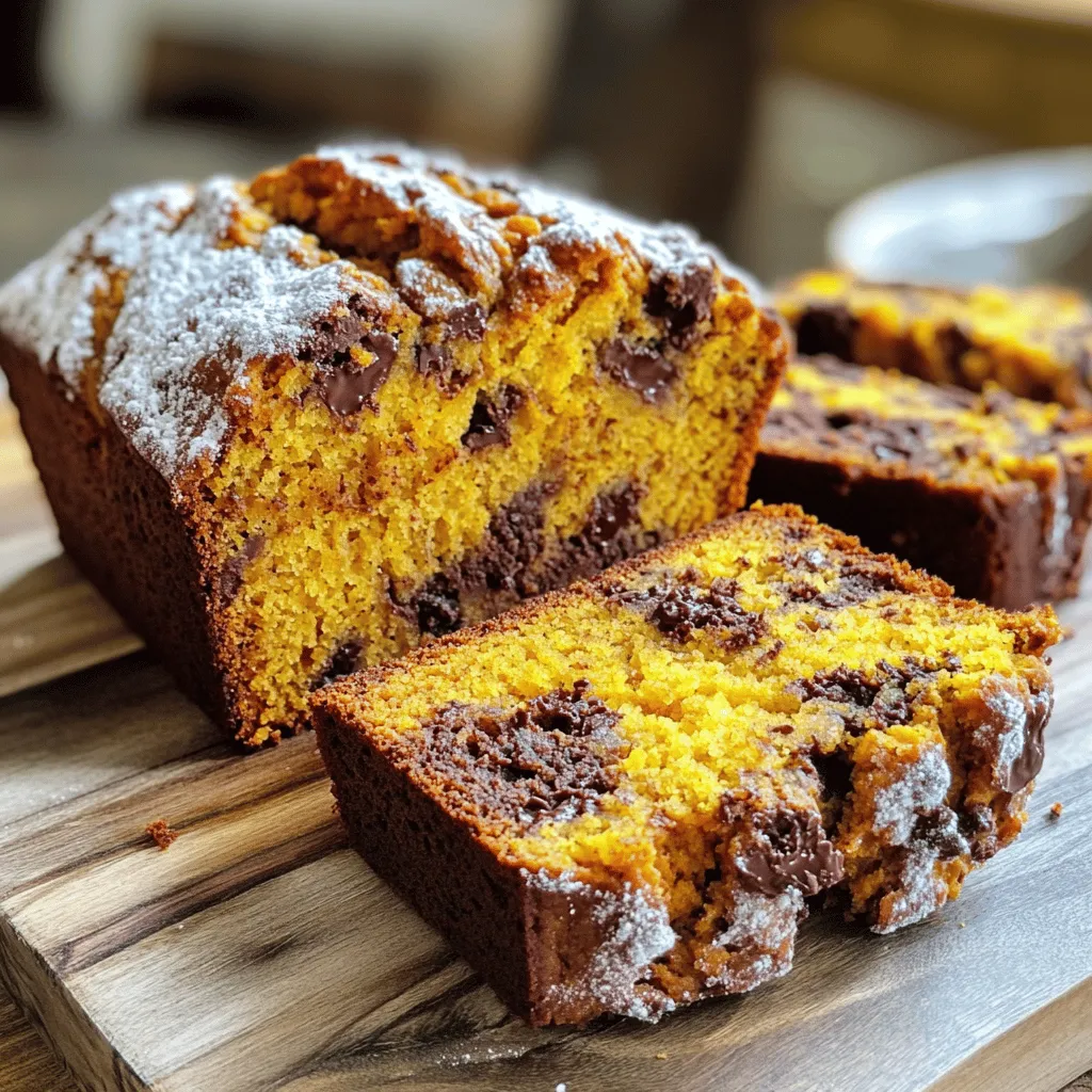 Delicious Banana Chocolate Chip Pumpkin Bread Recipe