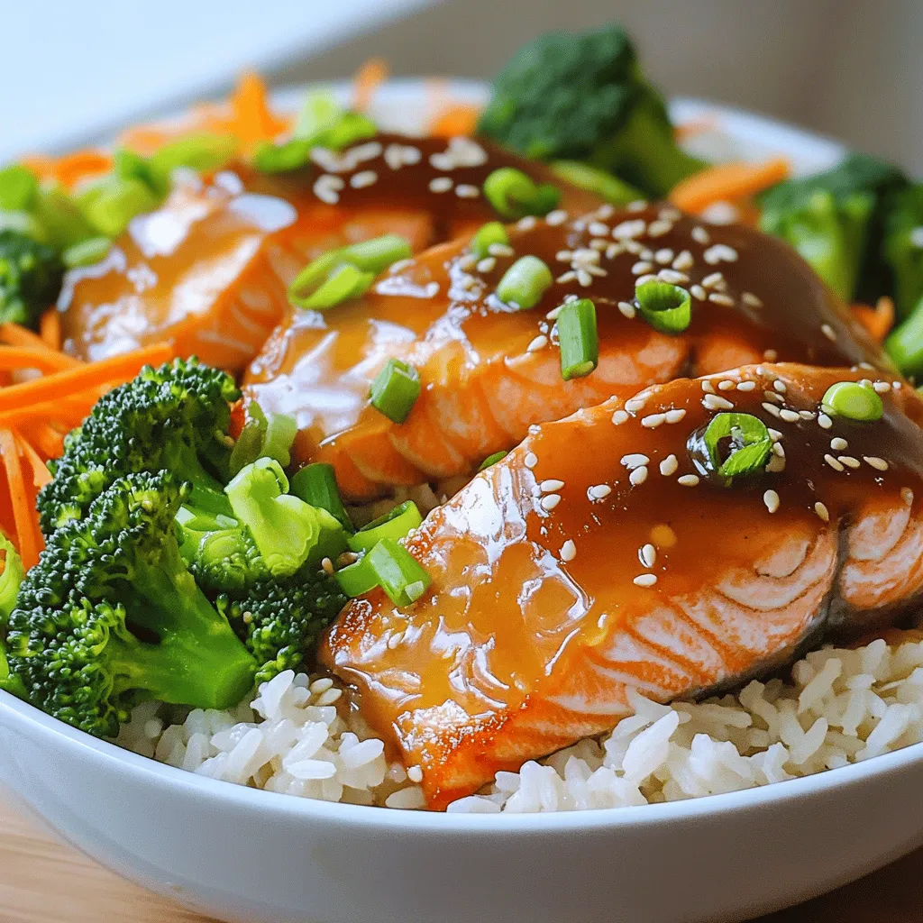Honey Garlic Salmon Rice Bowls Flavorful Weeknight Meal