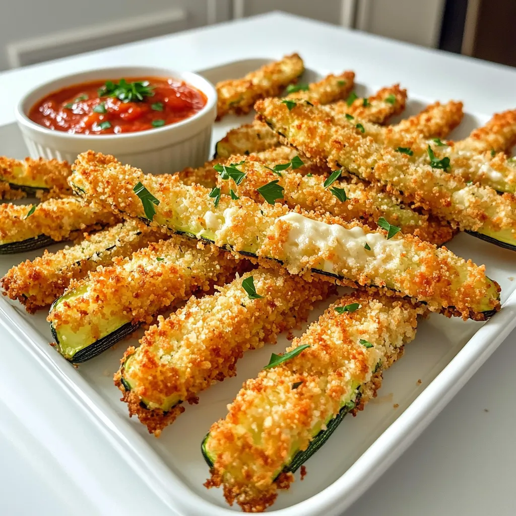 Crispy Air Fryer Parmesan Zucchini Fries Delight