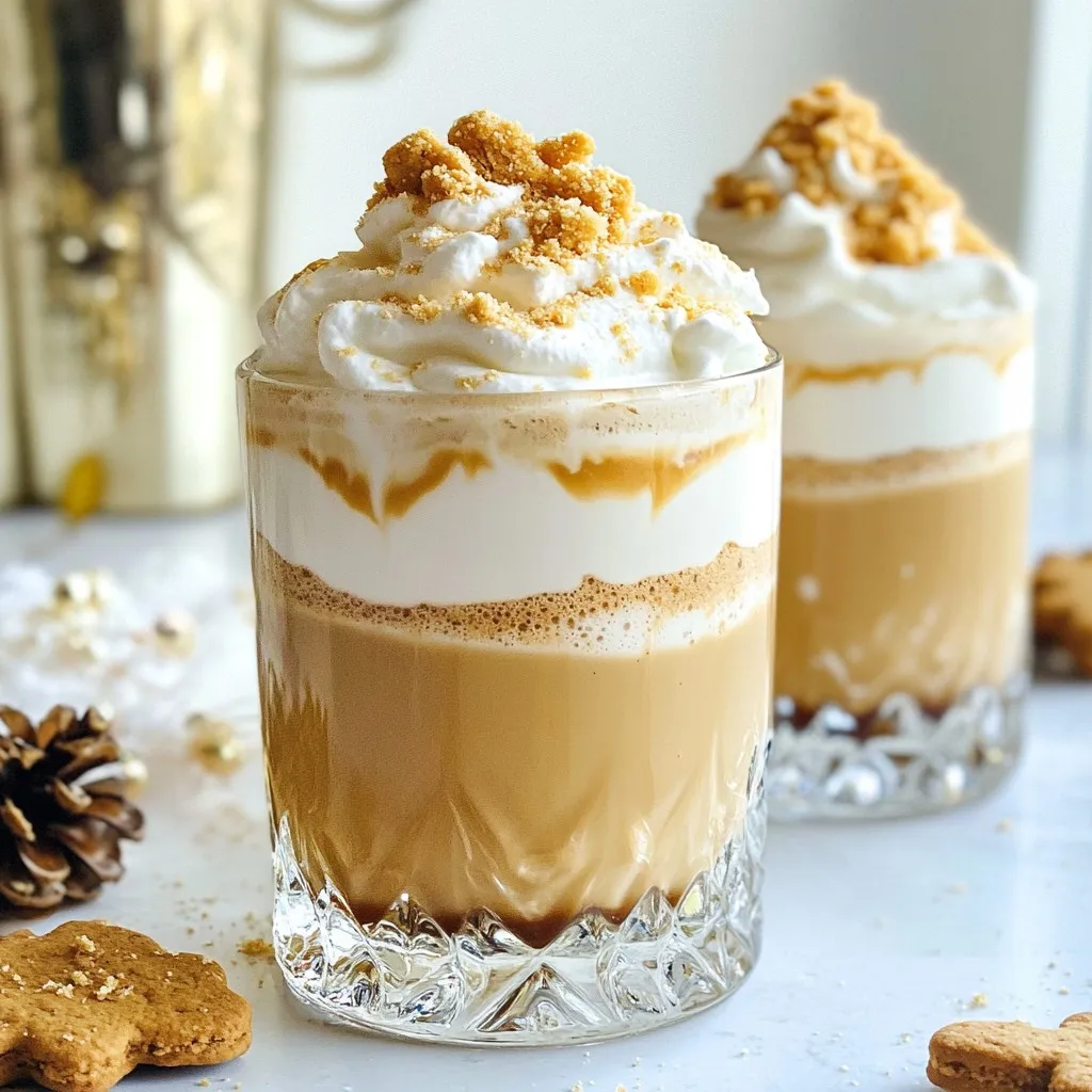 Creamy Gingerbread White Russian Festive Delight