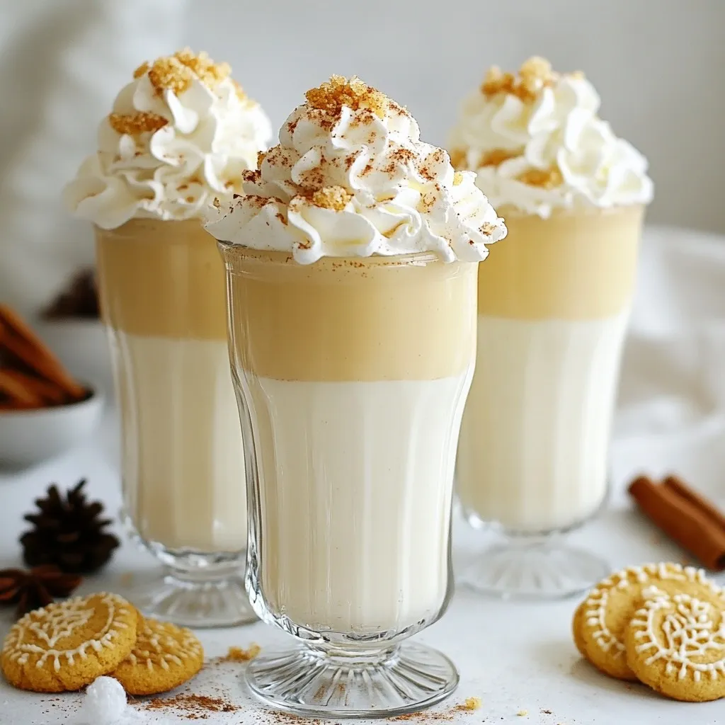 Sugar Cookie Eggnog Cocktail Festive and Delightful Drink