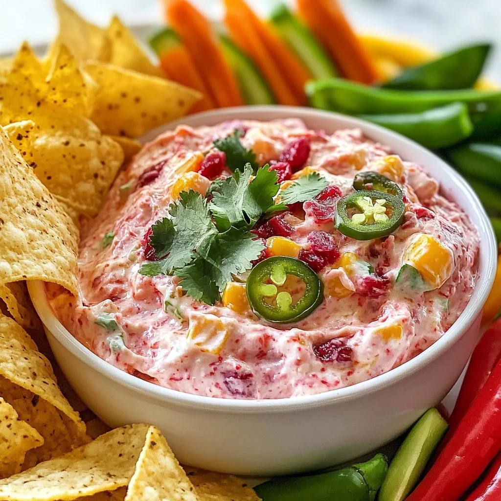 Minute Cranberry Jalapeño Dip Irresistible Flavor Burst