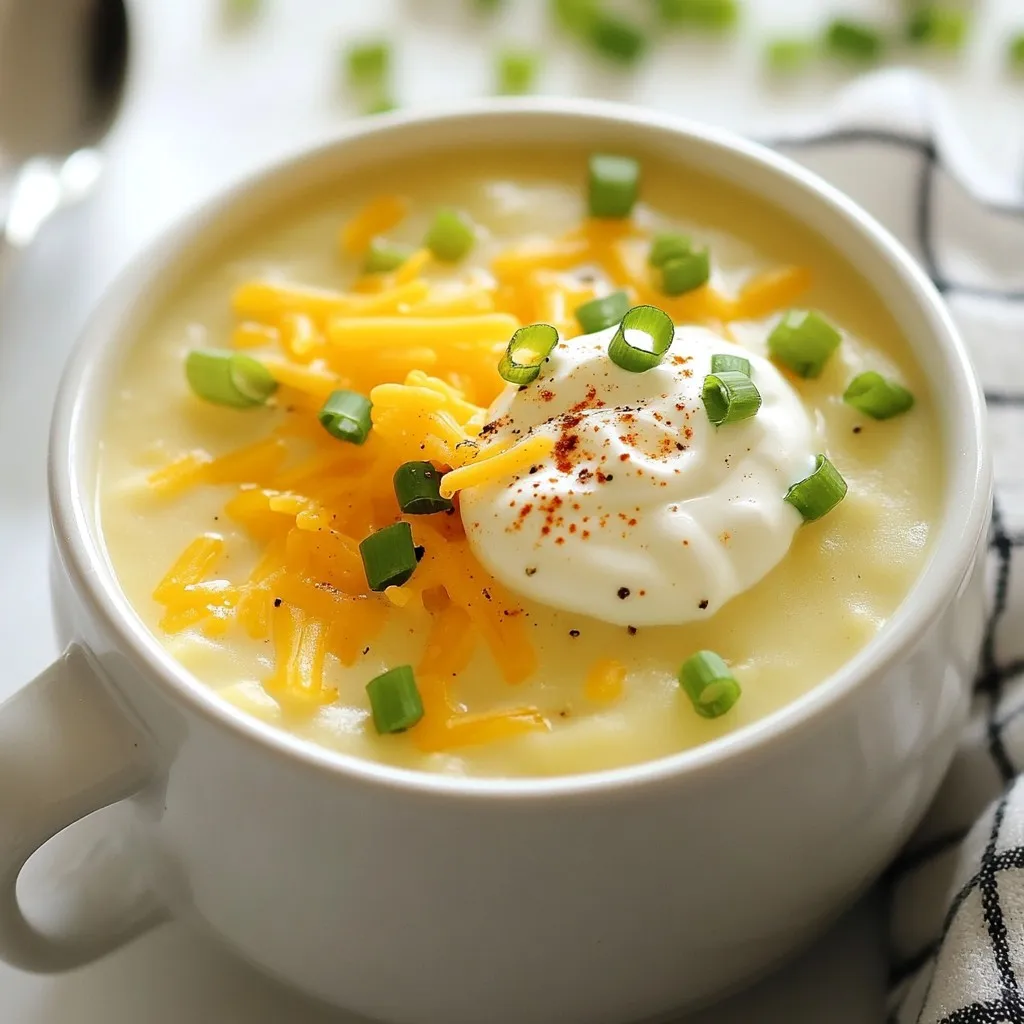 Creamy Loaded Potato Soup Rich and Flavorful Recipe