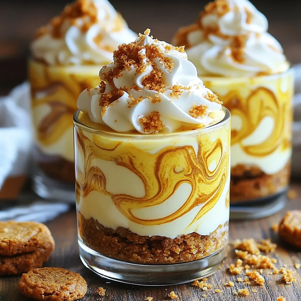 No-Bake Gingerbread Cheesecake Cups Delightful Treat