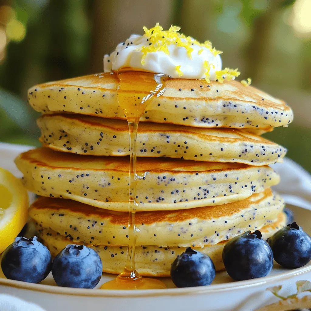 Lemon Poppy Seed Yogurt Pancakes Delightful and Easy