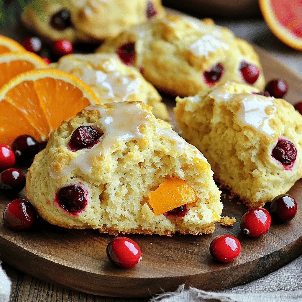 Cranberry Orange Scones with Glaze Easy Recipe Guide