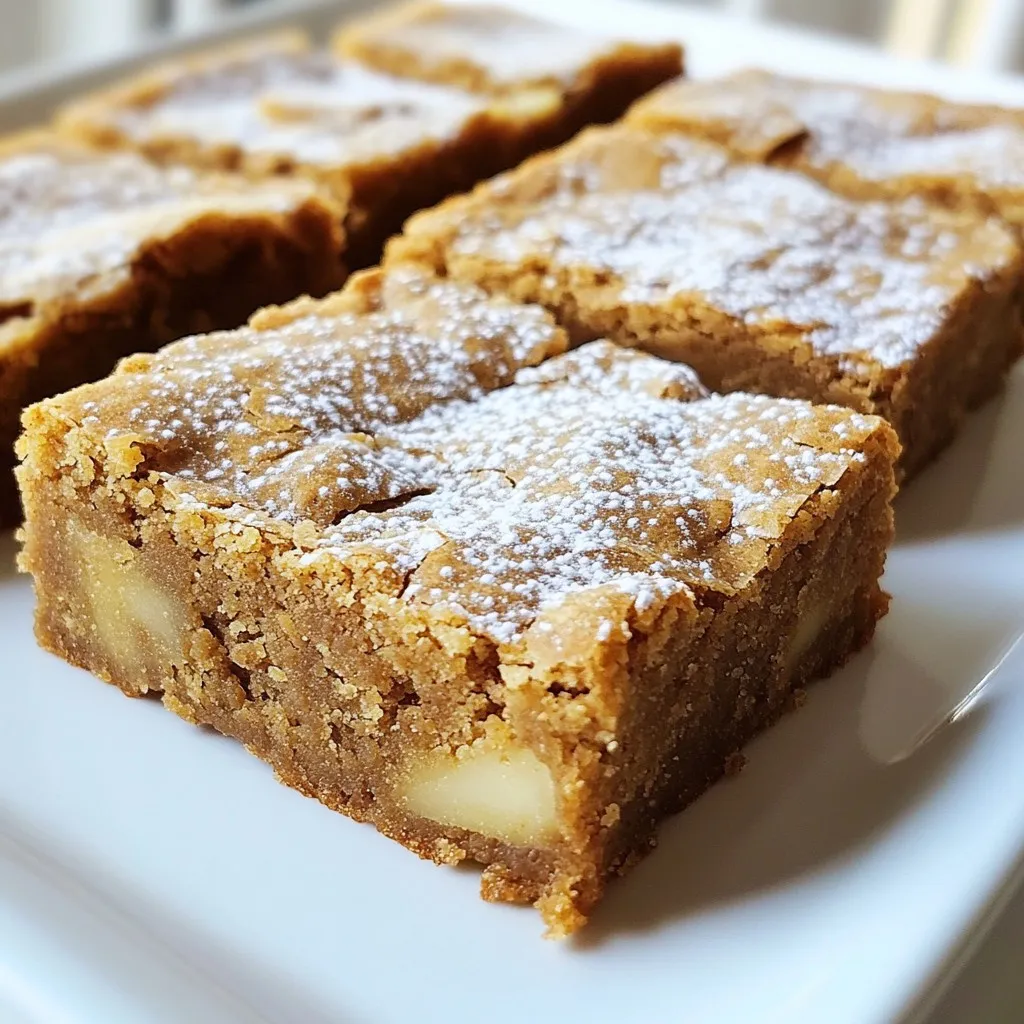 Gingerbread Blondies Delightful Festive Dessert Recipe