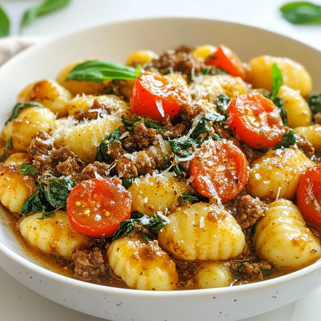 Creamy Ground Beef Gnocchi Quick and Easy Recipe