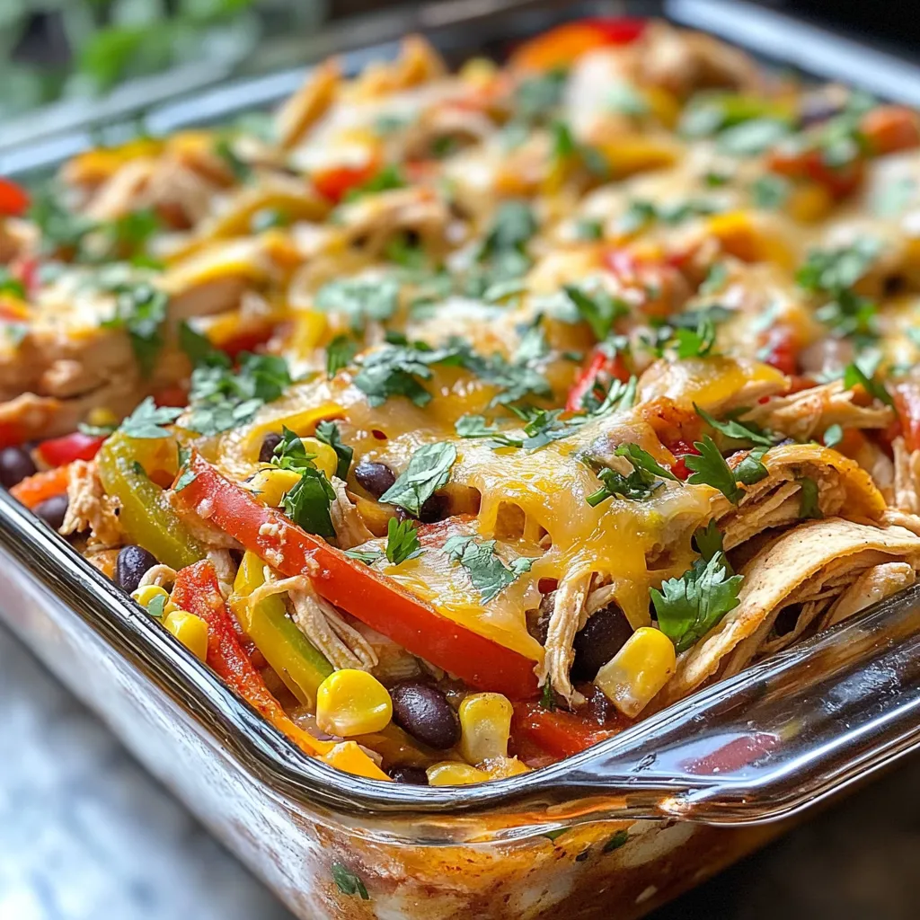 Chicken Fajita Casserole Irresistible Family Meal