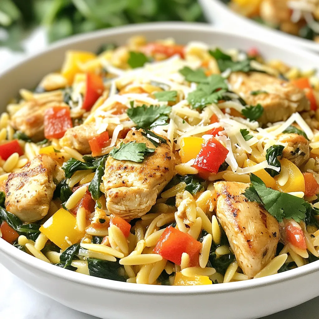 Monterey Chicken Orzo Skillet Flavorful One-Pan Meal