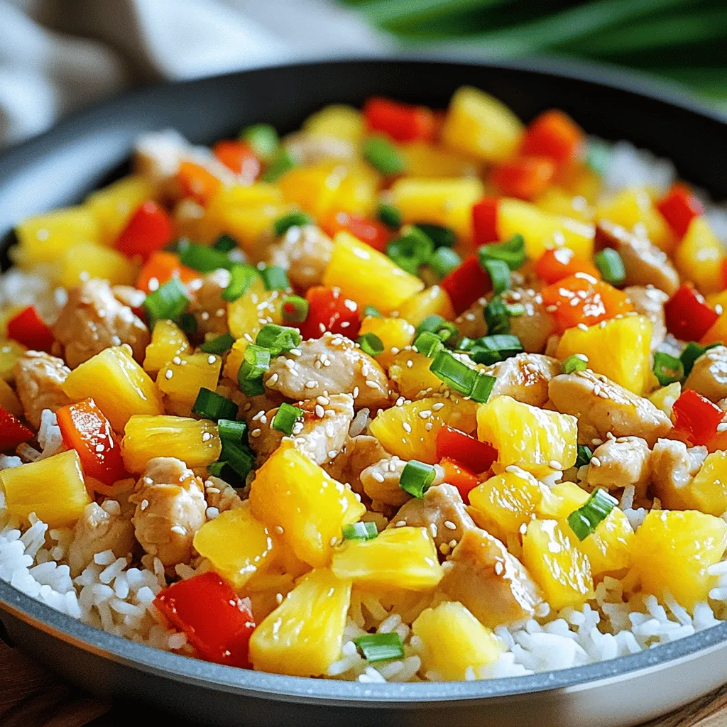 Flavorful Pineapple Chicken and Rice Skillet Recipe