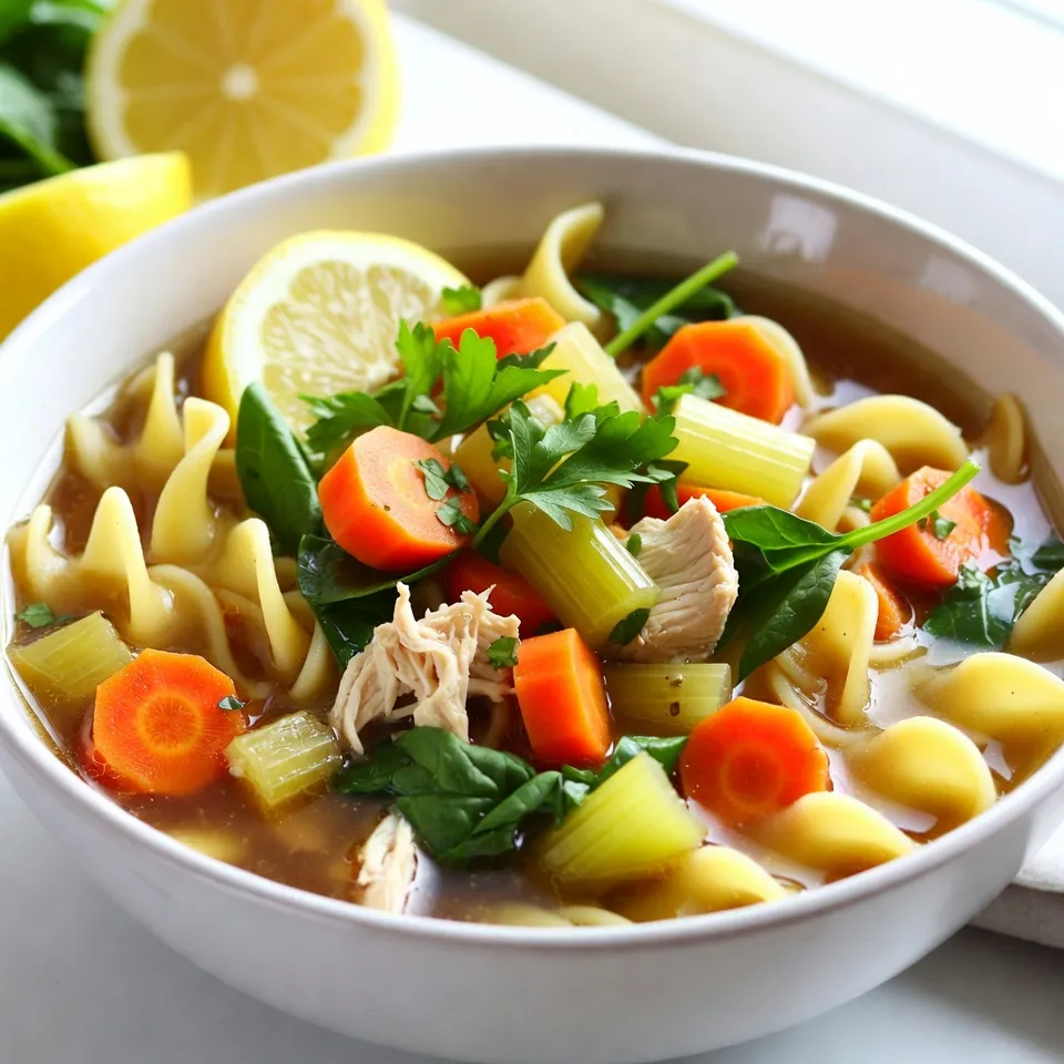 Savory One-Pot Chicken Noodle Soup Easy Comfort Meal