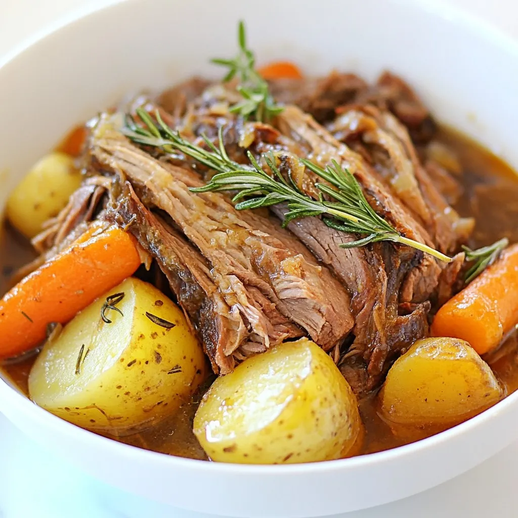 Star Slow Cooker Pot Roast Savory and Simple Meal