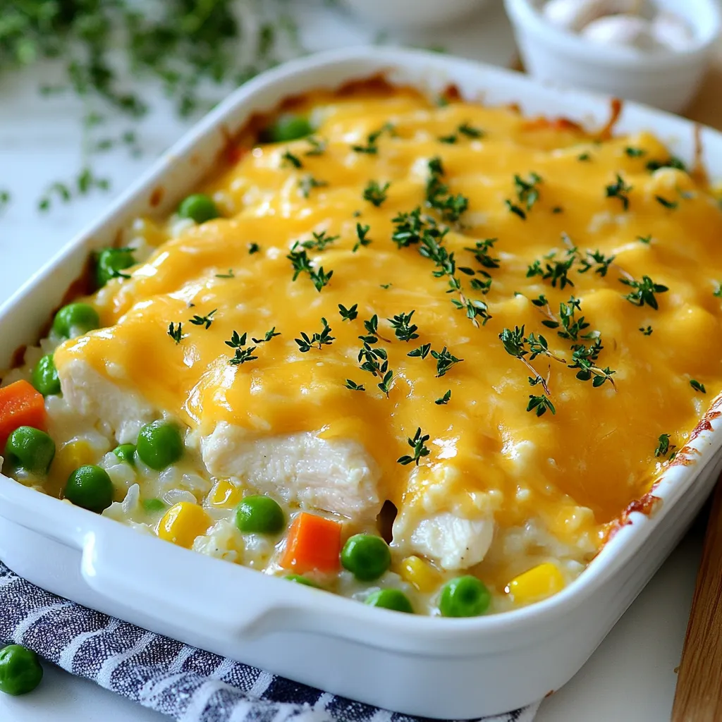 No-Peek Chicken Casserole Easy Comfort Food Dish