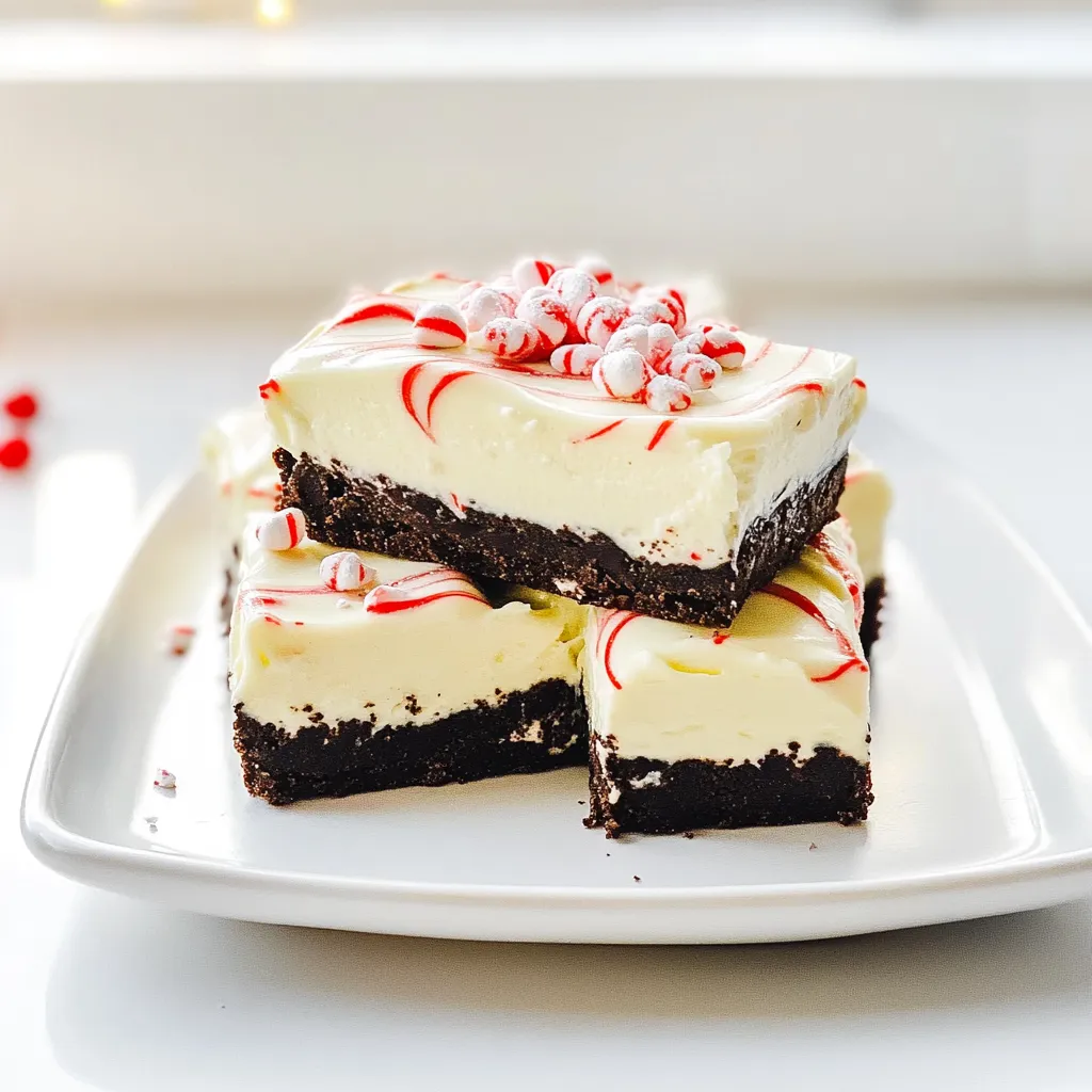 No Bake Peppermint Oreo Bars Easy Holiday Treat