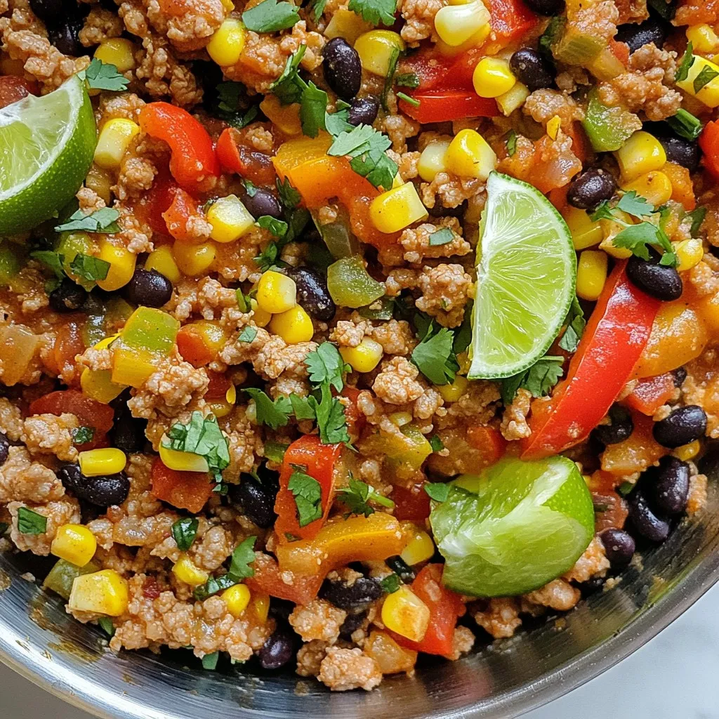 Turkey and Pepper Skillet Flavorful Dinner Delight