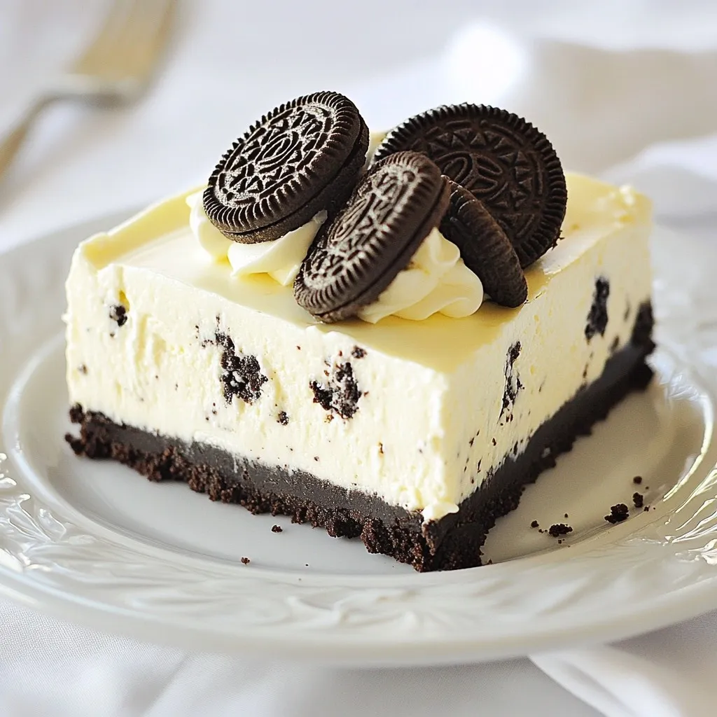 No-Bake Oreo Cheesecake Decadent Dessert Recipe
