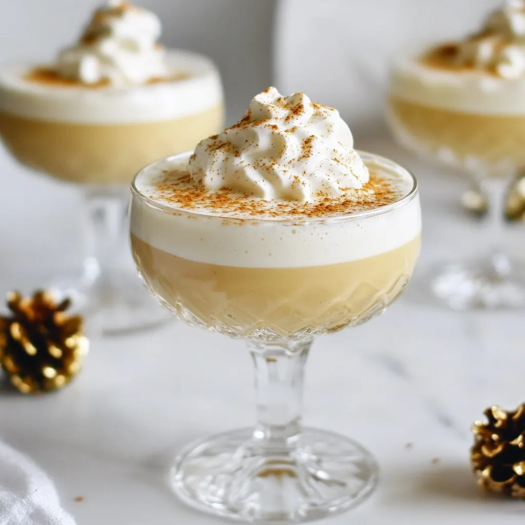 Eggnog Espresso Martini Festive Holiday Delight