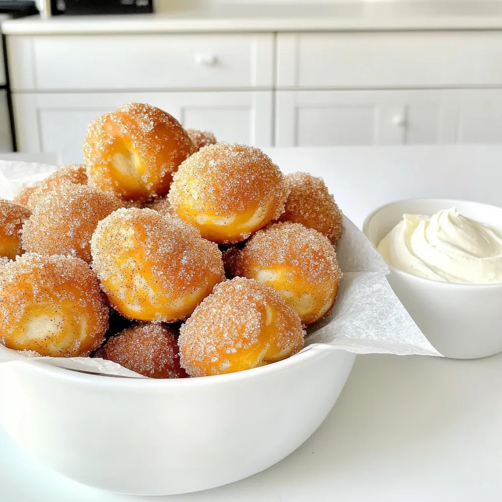 Cinnamon Sugar Pretzel Bites with Cream Cheese Dip Delight
