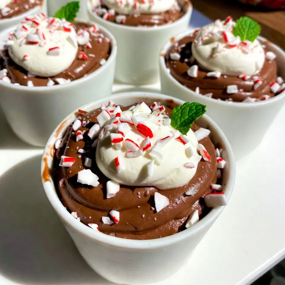 Christmas Chocolate Mousse Cups Delightful Holiday Treat