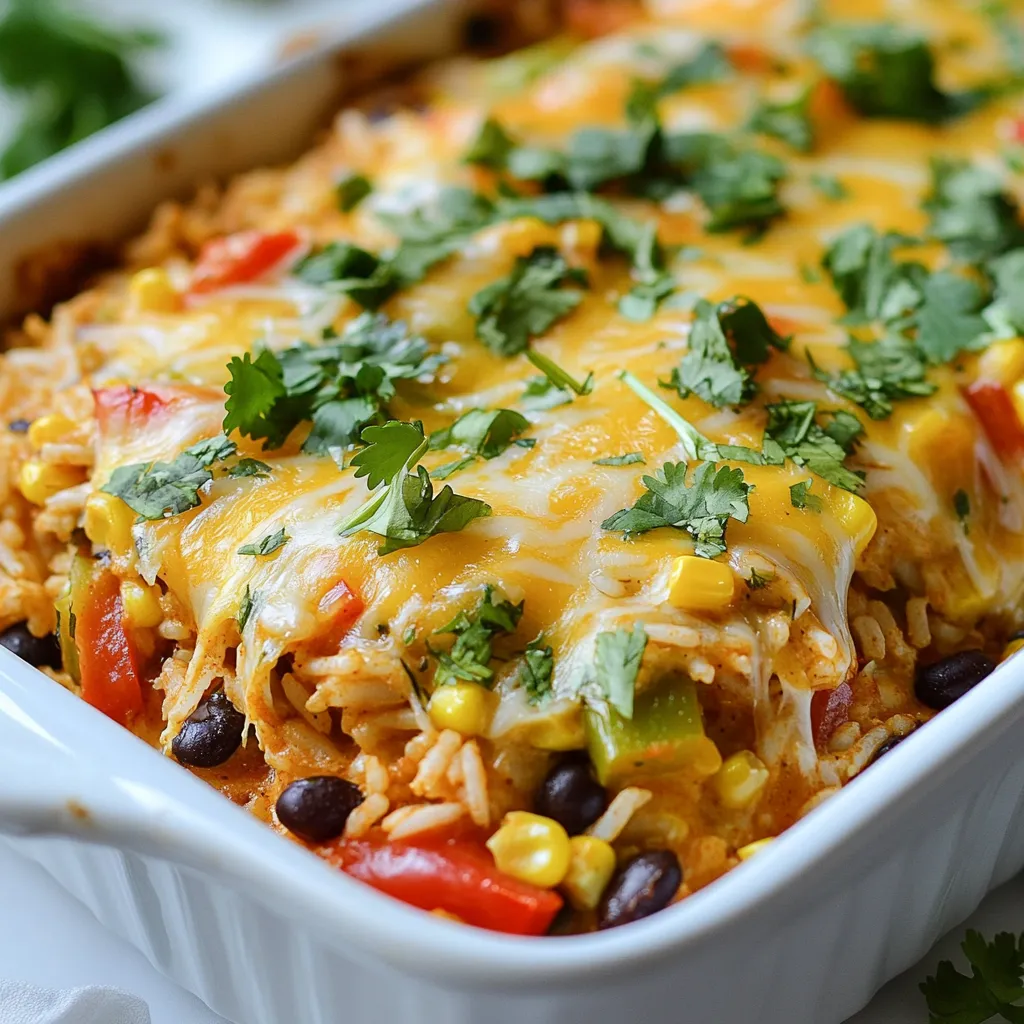 Chicken Enchilada Rice Casserole Simple and Tasty Meal