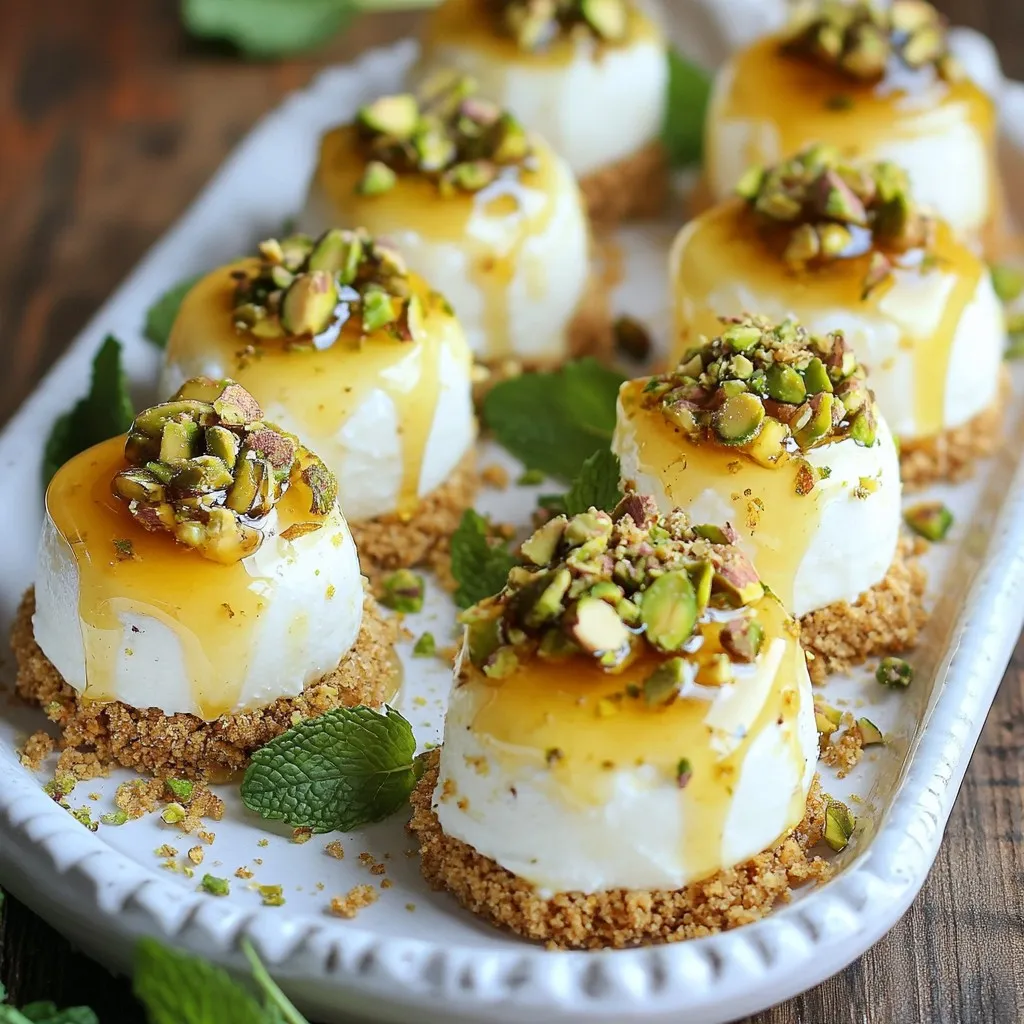 Ricotta Pistachio Honey Bites Tasty and Easy Treat