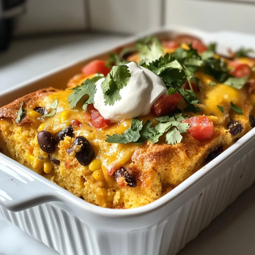 Five Minute Cornbread Casserole Easy and Flavorful Dish