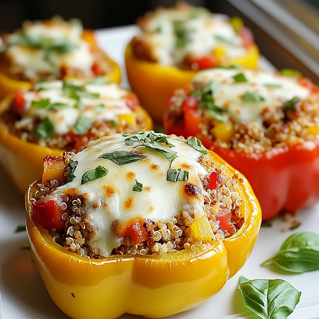 Italian Stuffed Bell Peppers Flavorful Family Meal