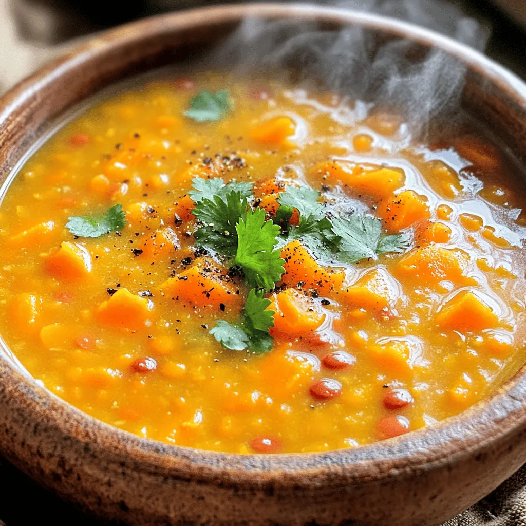 One-Pot Carrot Lentil Soup Nourishing and Simple Dish
