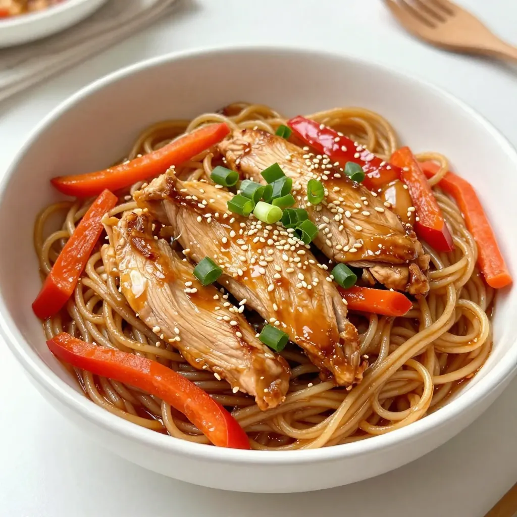 Sticky Garlic Chicken Noodles You’ll Love to Make