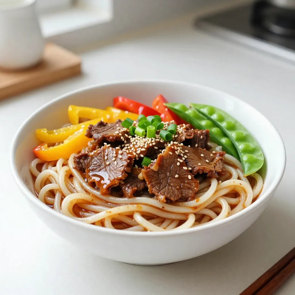 Mongolian Beef Noodles Savory and Satisfying Dish