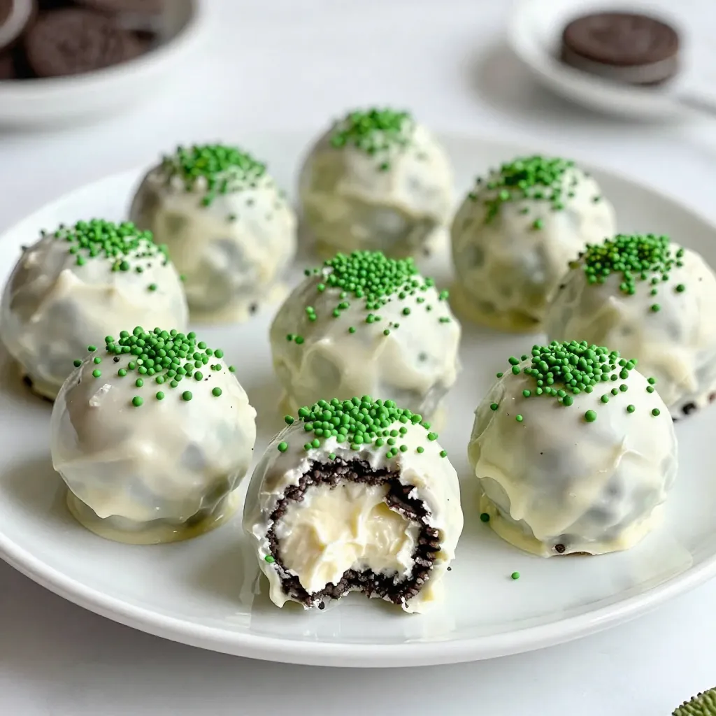 Mint Oreo Truffles Delightful No-Bake Treat