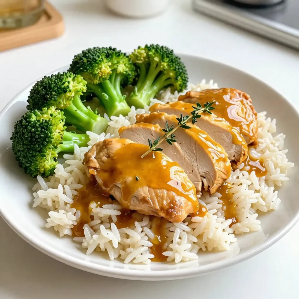 Honey Mustard Chicken with Rice Flavorful Family Meal