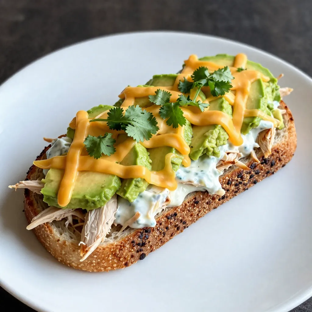 Tasty Chicken Avocado Melt Quick and Simple Recipe