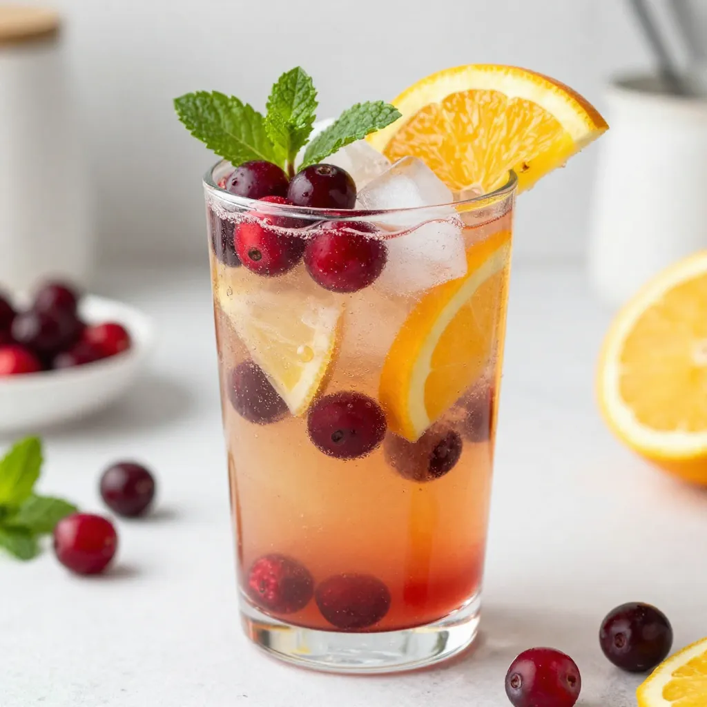 Midnight Frost Christmas Punch Festive and Refreshing