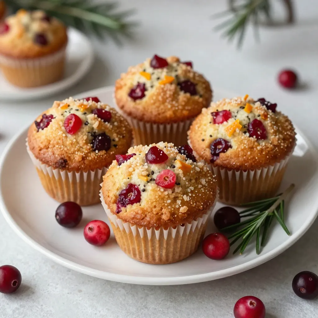 Cranberry Orange Christmas Muffins Festive and Flavorful