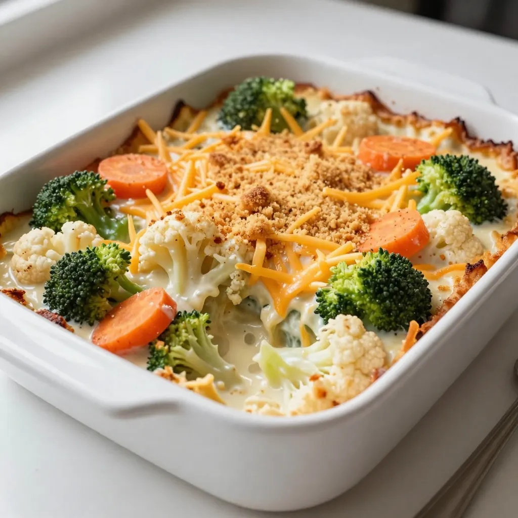 Creamy Winter Vegetable Casserole Cozy and Comforting Dish