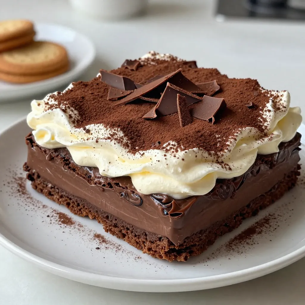 Chocolate Biscuit Pudding Easy and Delicious Treat