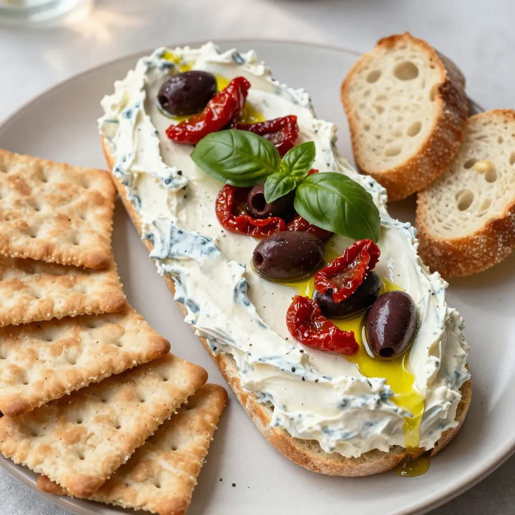 Antipasto Cream Cheese Log Flavorful Party Delight