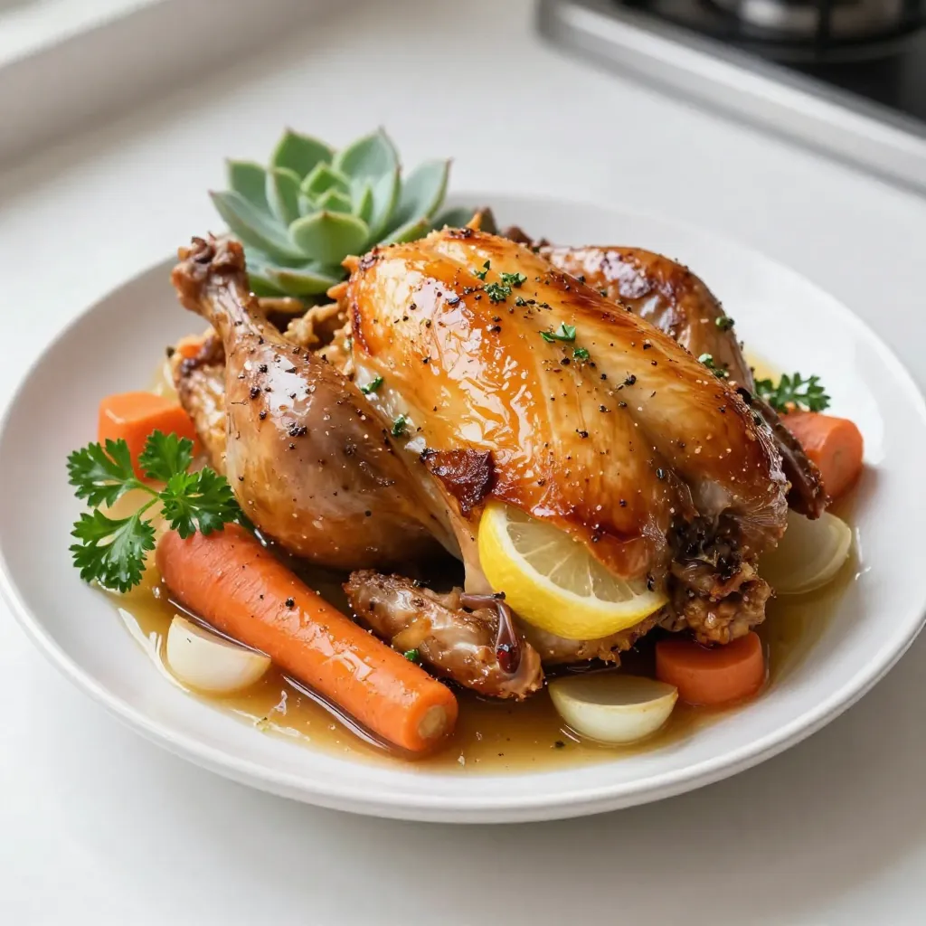 Crockpot Whole Chicken Flavorful and Juicy Recipe