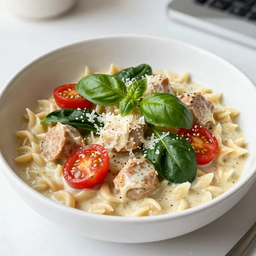 Creamy Chicken Sausage Orzo Flavorful Dish Daily