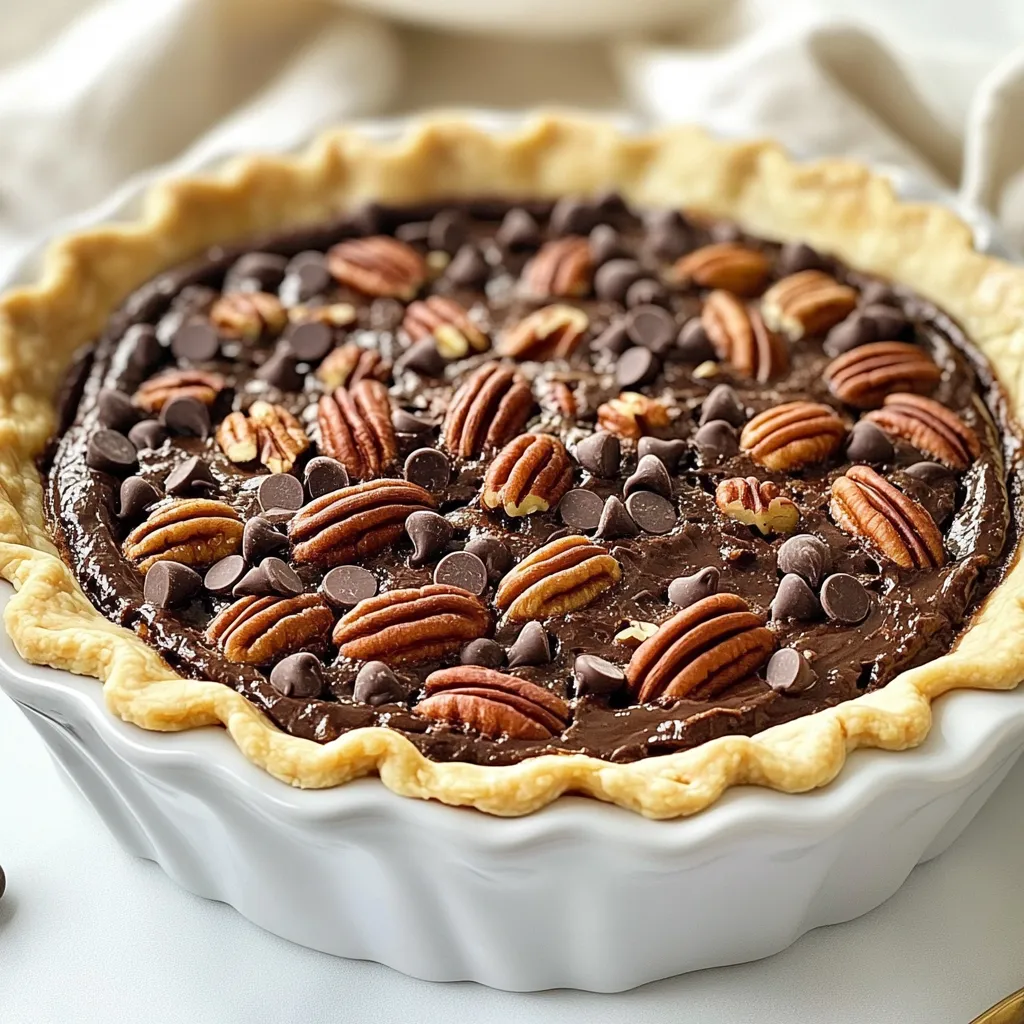 Texas Chocolate Pecan Pie Irresistible Dessert Recipe