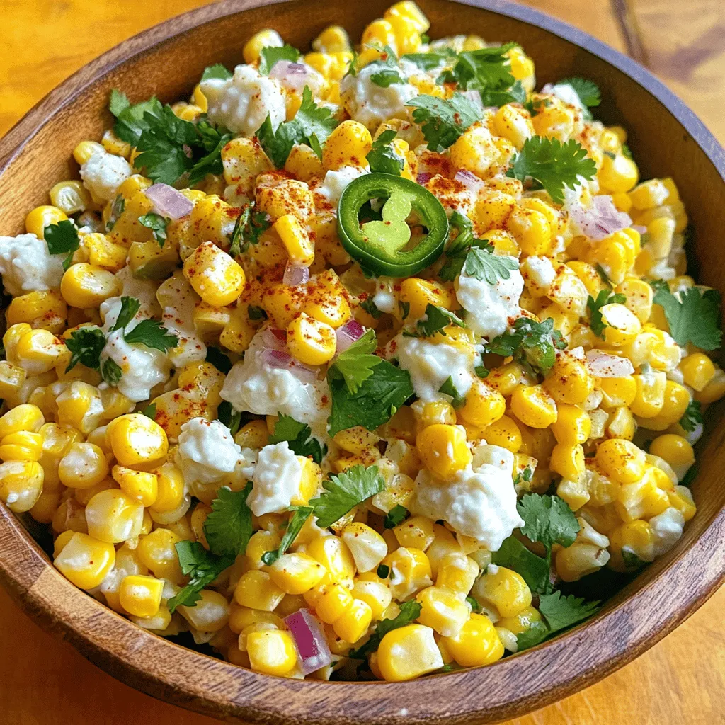 Mexican Street Corn Salad Fresh and Flavorful Dish