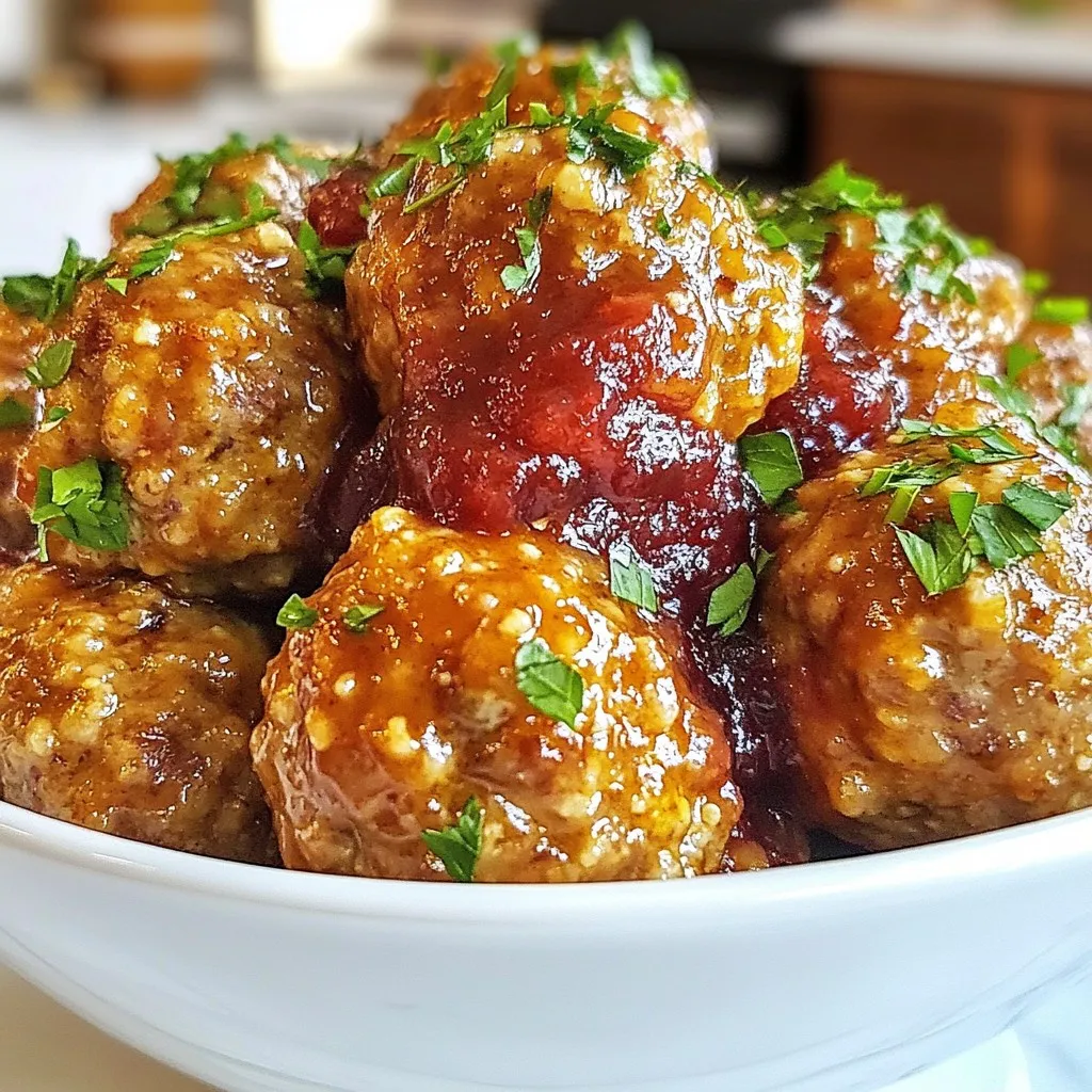 Mini Cranberry Meatballs Flavorful and Easy Recipe