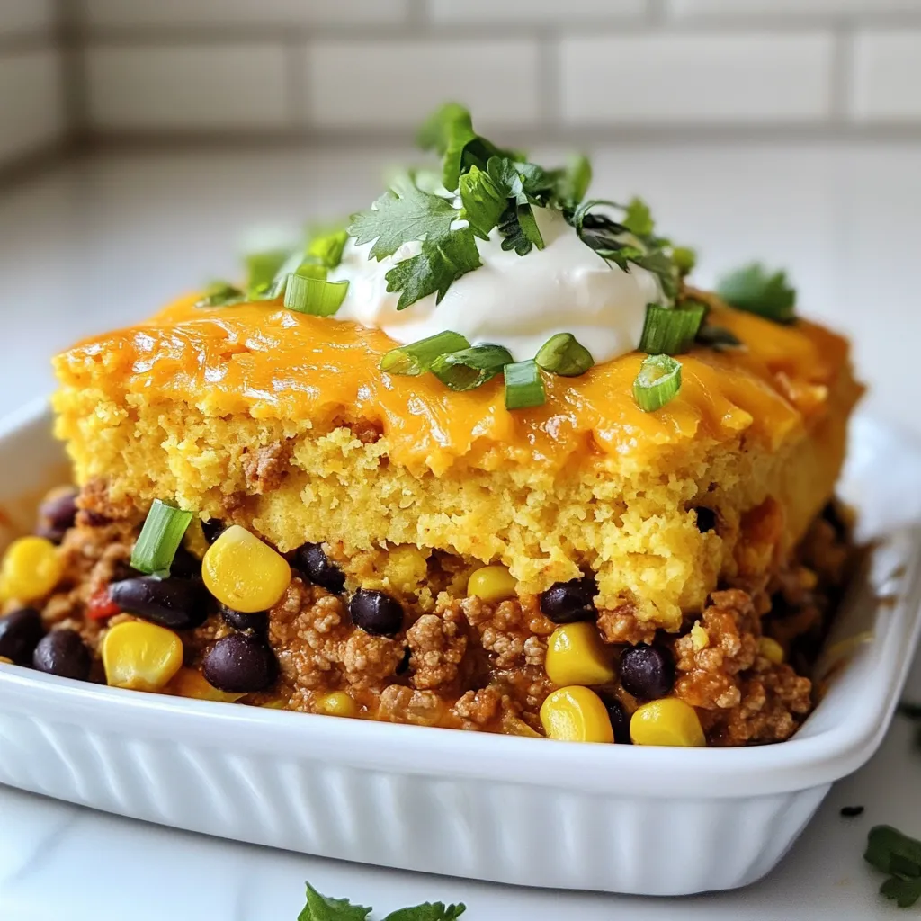 Jiffy Cornbread Taco Bake Easy and Tasty Dish