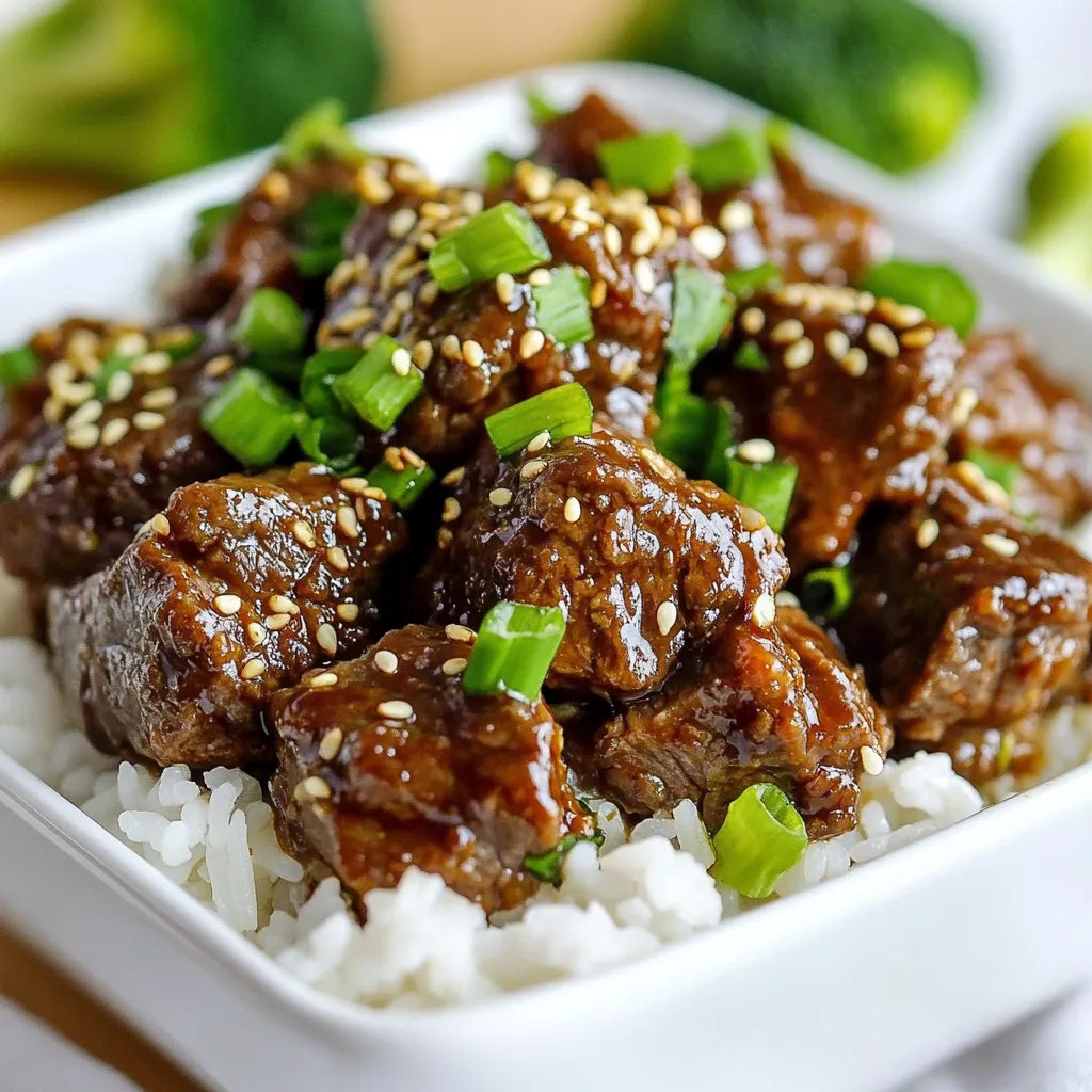 Slow Cooker Korean Beef Bites Flavorful and Easy Recipe
