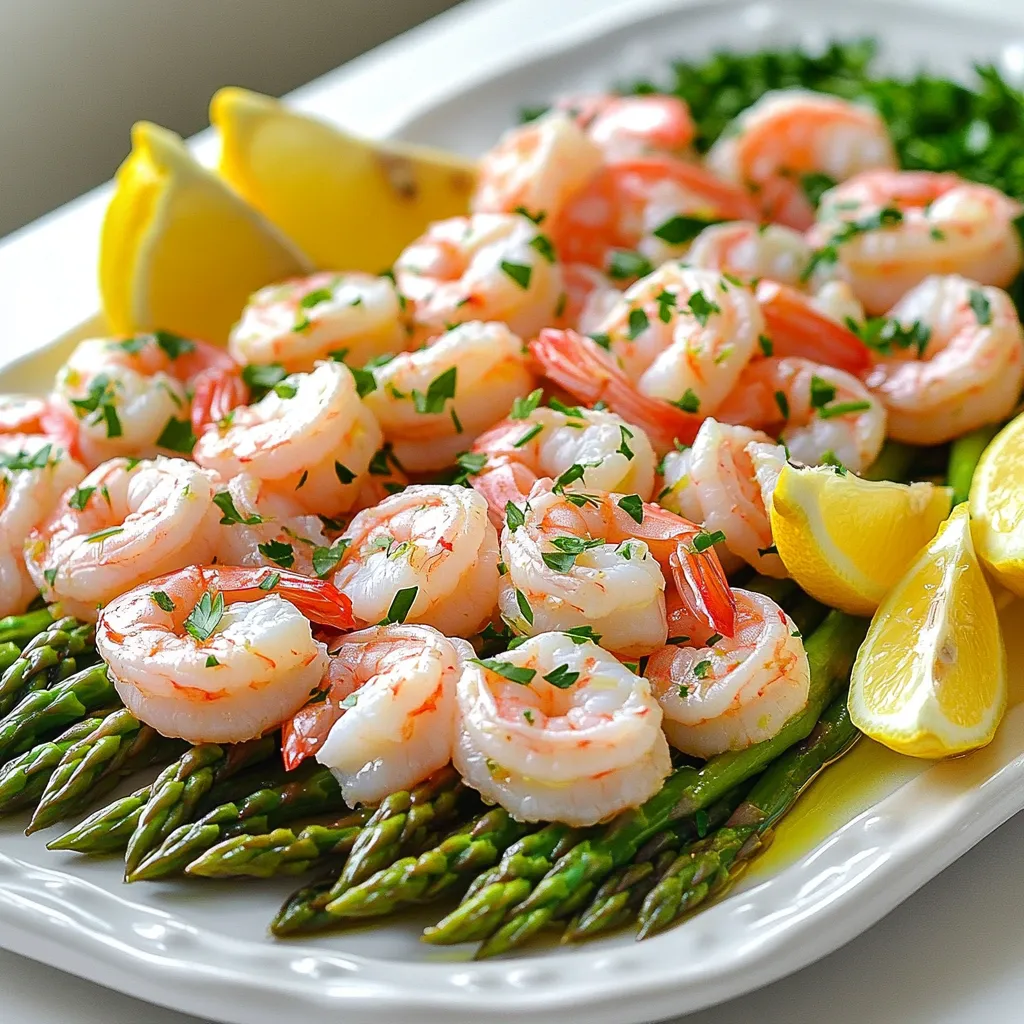 Sheet Pan Lemon Garlic Shrimp &#038; Asparagus Delight