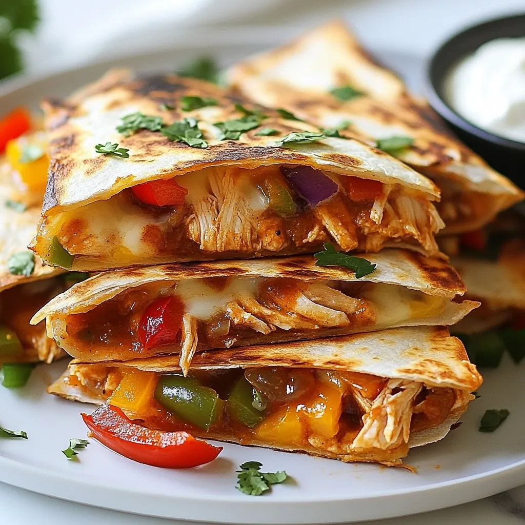 BBQ Chicken Quesadilla Melts Flavorful and Easy Meal