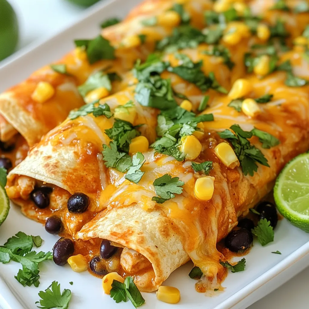 Savory Slow Cooker Chicken Enchiladas Easy Recipe